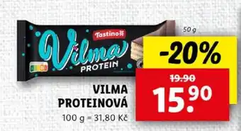 Lidl Tastino Vilma Proteinová nabídka
