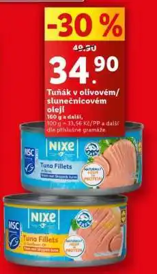 Lidl Tuňák v olivovém/slunečnicovém oleji nabídka