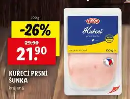 Lidl PIKOK Kuřecí prsí šunka nabídka