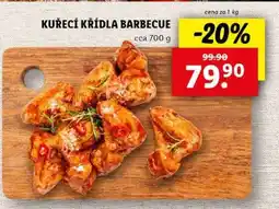 Lidl KUŘECÍ KŘÍDLA BARBECUE nabídka