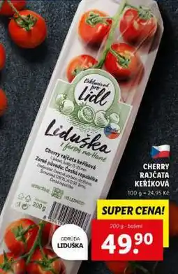 Lidl CHERRY RAJČATA KEŘÍKOVÁ nabídka