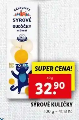 Lidl SÝROVÉ KULIČKY nabídka