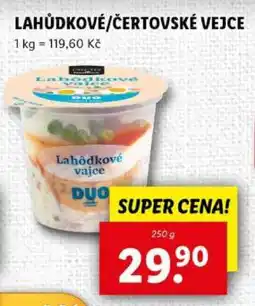 Lidl Lahůdkové/Čertovské vejce nabídka