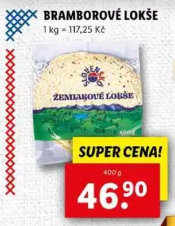 Lidl BRAMBOROVÉ LOKŠE nabídka