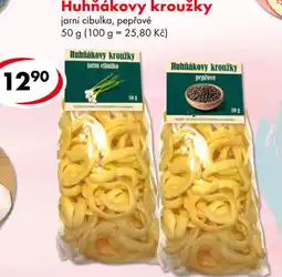 CBA Huhňákovy kroužky nabídka