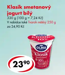CBA OLMA Klasik smetanový jogurt bílý nabídka