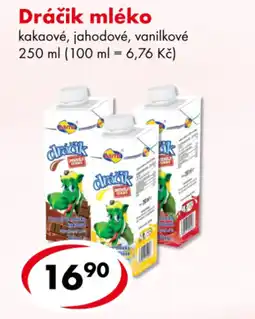CBA Dráčik mléko nabídka