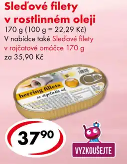 CBA Sledové filety v rostlinném oleji nabídka