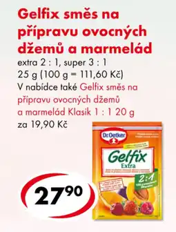 CBA Gelfix směs na přípravu ovocných džemů a marmelád nabídka