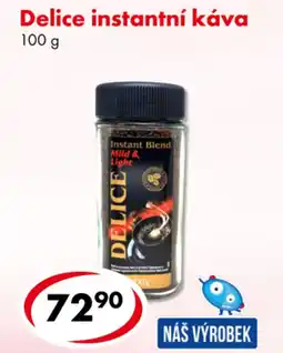 CBA Delice instantní káva nabídka