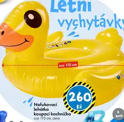 TEDi Nafukovací lehátko koupací kachnička nabídka