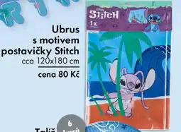 TEDi Ubrus s motivem postavičky Stitch nabídka