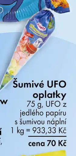 TEDi Šumivé UFO oplatky nabídka