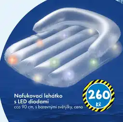 TEDi Nafukovací lehátko s LED diodami nabídka