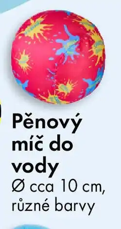 TEDi Pěnový míč do vody nabídka