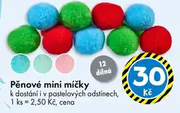 TEDi Pěnové mini míčky nabídka