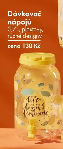 TEDi Dávkovač nápojů nabídka