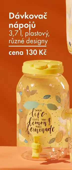 TEDi Dávkovač nápojů nabídka