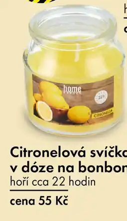 TEDi Citronelová svíčka v dóze na bonbony nabídka