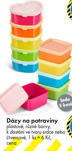 TEDi Dózy na potraviny nabídka