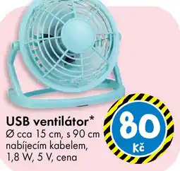TEDi USB ventilátor nabídka