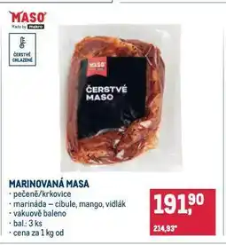 Makro Marinovaná masa nabídka