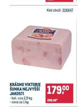 Makro Krásno šunka viktorie nabídka