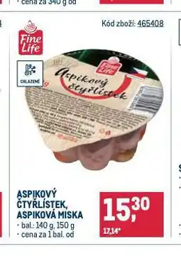Makro Aspiková miska nabídka