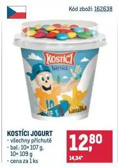 Makro Kostíci jogurt nabídka