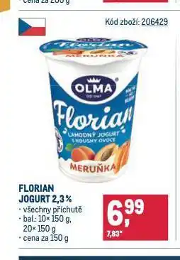 Makro Florian jogurt nabídka