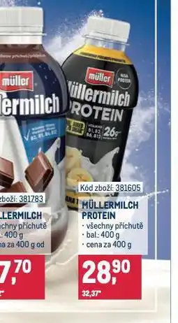 Makro Müllermilch protein nabídka