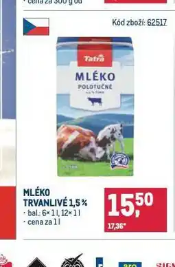 Makro Mléko trvanlivé nabídka
