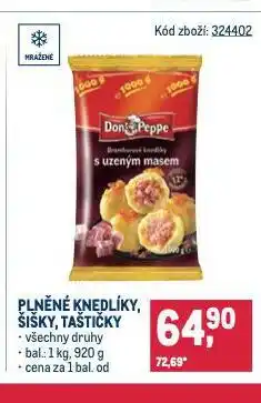 Makro Plněné šišky nabídka
