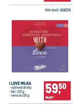 Makro I love milka nabídka