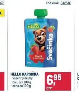 Makro Hello kapsička nabídka