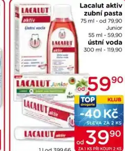 TOP drogerie Lacalut aktiv zubní pasta nabídka