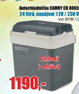 EVA Autochladnička CAMRY CR 8065 24 litrů, napájení 12V/230 V nabídka