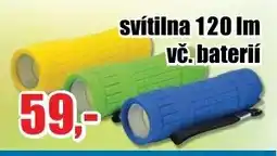 EVA Svítilna 120 im vč. baterií nabídka