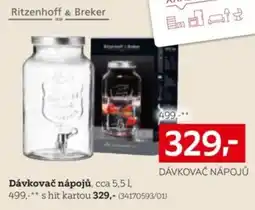 XXXLutz Dávkovač nápojů nabídka