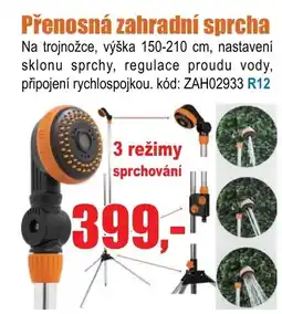 EVA Přenosná zahradní sprcha nabídka