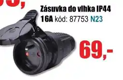 EVA Zásuvka do vlhka IP44 16A kód: 87753 N23 nabídka