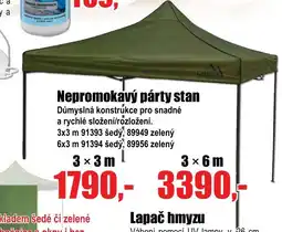 EVA Nepromokavý párty stan nabídka