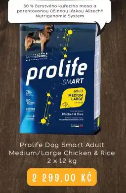 Zoohit Prolife Dog Smart Adult Medium/Large Chicken & Rice nabídka