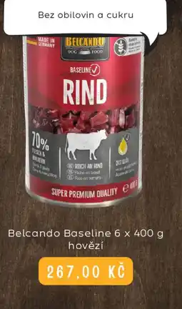 Zoohit BELCANDO Baseline hovězí nabídka