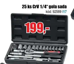 EVA 25 ks CrV 1/4" gola sada kód: 92589 117 nabídka