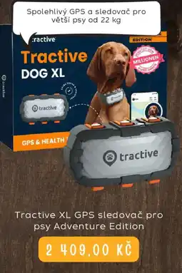 Zoohit Tractive XL GPS sledovač pro psy Adventure Edition nabídka