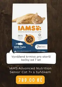Zoohit IAMS Advanced Nutrition Senior Cat 7+ s tuňákem nabídka
