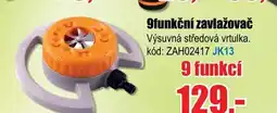 EVA 9funkční zavlažovač nabídka