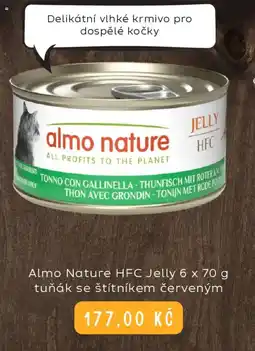 Zoohit Almo Nature HFC Jelly tuňák se štítníkem červeným nabídka