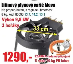EVA Litinový plynový vařič Meva nabídka